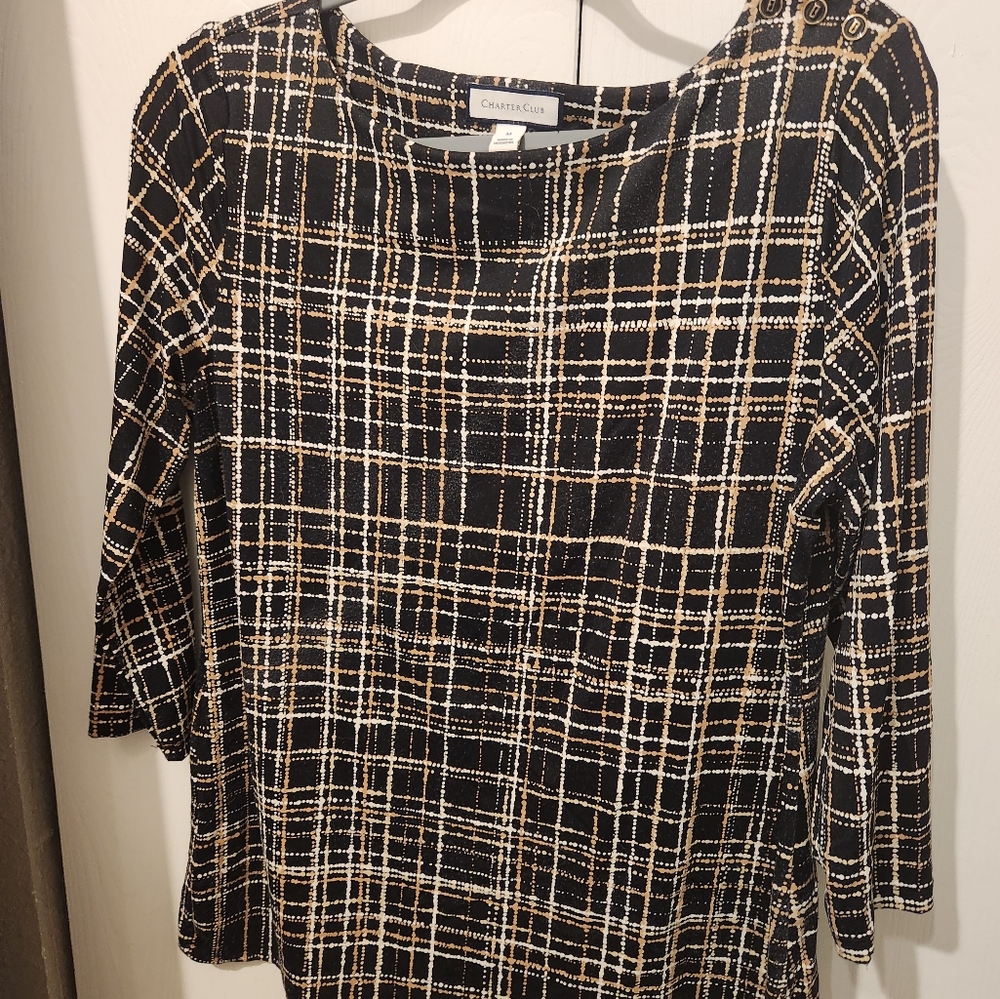 Charter club blouse M